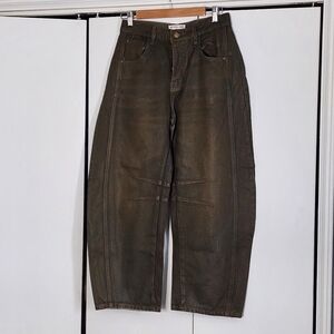 We The Free Men's Dark Olive Relaxed Jeans